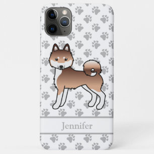 Rot und Weiß Alaskan Klee Kai Niedlicher Hund und  Case-Mate iPhone Hülle