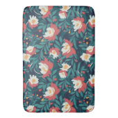 Rot und Weiß Badematte (Vorderseite Vertikal)