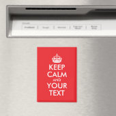 Rot und Weiß Behaltend Calm Parody Magnet (In Situ (Geschirrspüler))