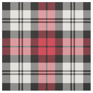Rot und Weiß Black Watch Tartan Karo Weihnachten Stoff