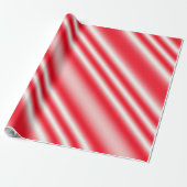 Rot und Weiß Candy Cane gestreift Geschenkpapier (Ungerollt)