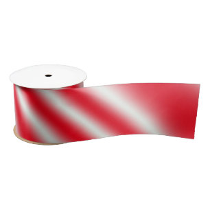Rot und Weiß Candy Cane gestreift Satinband