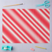 Rot und Weiß Candy Cane gestreift Seidenpapier (Basteln)