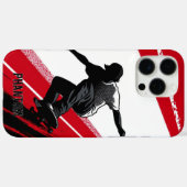 rot und weiß Case-Mate iPhone hülle (Rückseite (Horizontal))