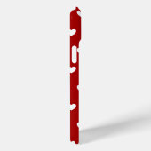 Rot und Weiß Case-Mate iPhone Hülle (Rückseite / Rechts)