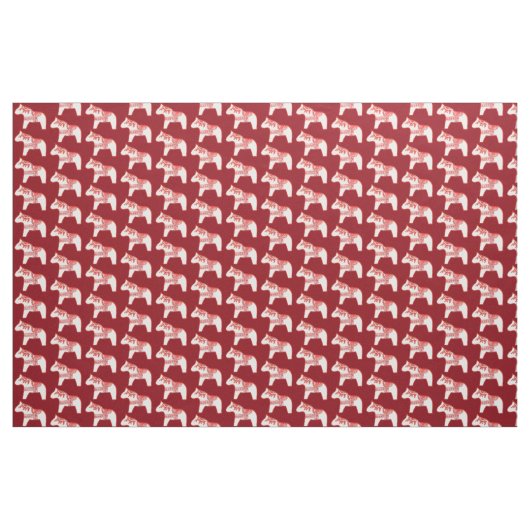 Rot und Weiß Dala Horric Stoff (Yard (91,4 cm))