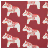 Rot und Weiß Dala Horric Stoff (Muster)