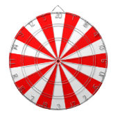 rot und weiß dartscheibe (vorne)