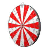 rot und weiß dartscheibe (Vorderseite rechts)
