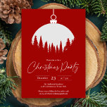 Rot und Weiß Dekoration Ball Weihnachtsfest Party Einladung<br><div class="desc">Set die Bühne für eine Weihnachtsfeier,  um sich mit unserer modernen Rot-Weiß-Party Einladung erinnern. Personalisieren und bestellen Sie noch heute,  und lass der Feiertage beginnen!</div>