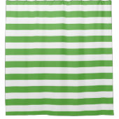 Rot und Weiß | Editierbare Farben Duschvorhang (Vorderseite)