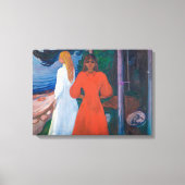 Rot und Weiß | Edvard Munch | Leinwanddruck (Vorderseite)