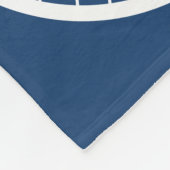 Rot und Weiß Fleecedecke (Ecke)