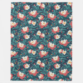 Rot und Weiß Fleecedecke