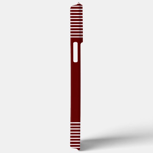 Rot und Weiß Französisch Ruhe bewahren und weiter Case-Mate iPhone Hülle (Rückseite / Rechts)