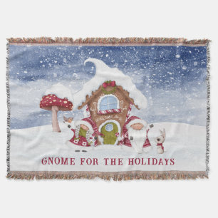 Rot und Weiß für Feiertage Decke