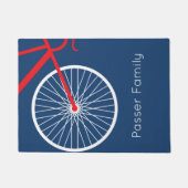 Rot und Weiß Fußmatte (Vorderseite)