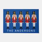 Rot und Weiß  Fußmatte (Vorderseite)