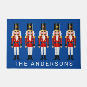 Rot und Weiß Fußmatte