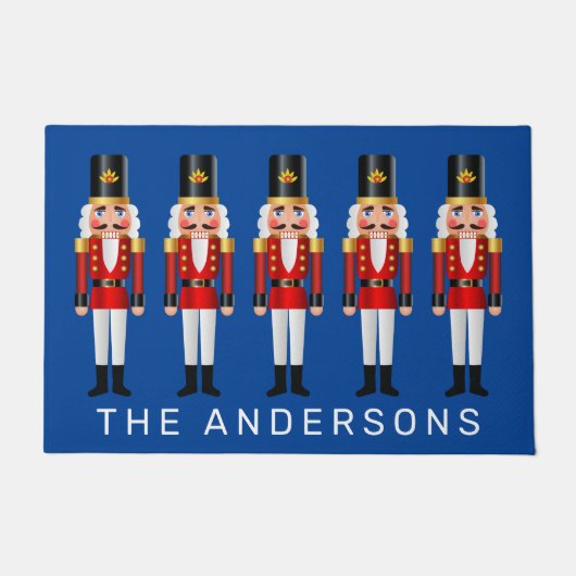 Rot und Weiß  Fußmatte (Vorderseite)