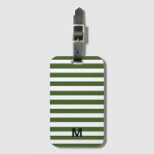 Rot und Weiß Gepäckanhänger (Vorderseite Vertikal)