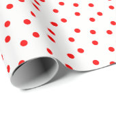 rot und weiß geschenkpapier (Rolleneckpunkt)
