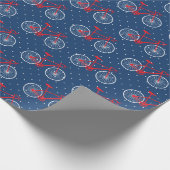 Rot und Weiß Geschenkpapier (Ecke)