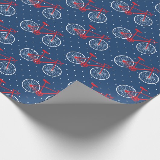 Rot und Weiß Geschenkpapier (Ecke)