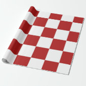 Rot und Weiß Geschenkpapier (Ungerollt)
