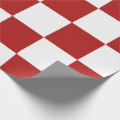 Rot und Weiß Geschenkpapier (Ecke)