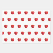 Rot und Weiß Geschenkpapier Set (Vorderseite 2)