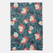 Rot und Weiß Geschirrtuch (Vertikal)