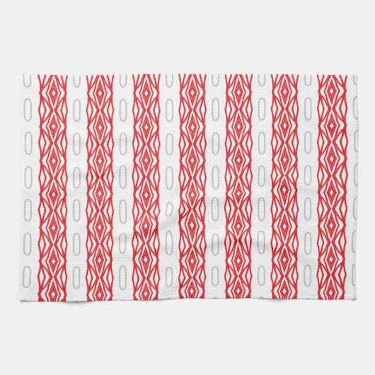 rot und weiß geschirrtuch (Horizontal)