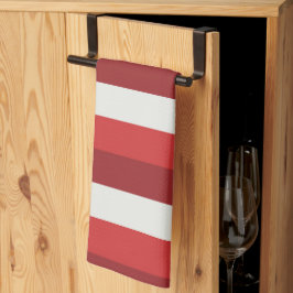 Rot und Weiß Geschirrtuch