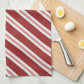 Rot und Weiß Geschirrtuch (Viertel Falte)