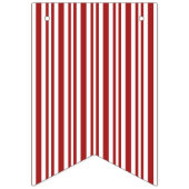 Rot und weiß gestanzt wimpelkette (Zweite Fahne)