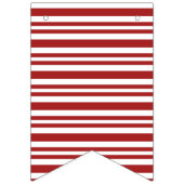 Rot und weiß gestanzt wimpelkette (Dritte Fahne)