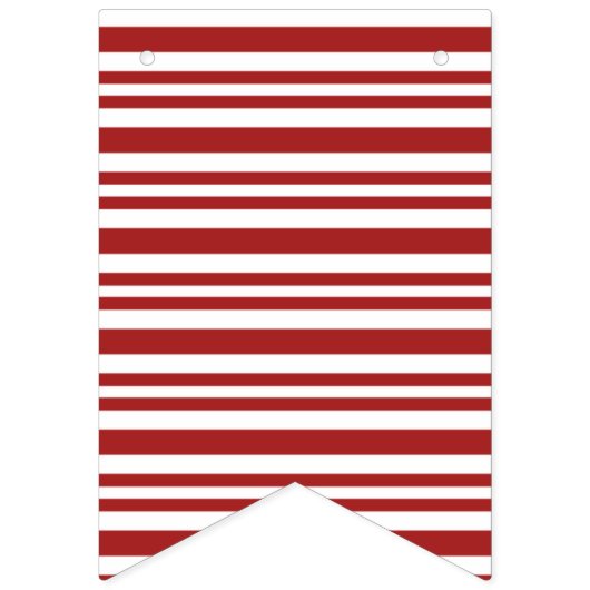 Rot und weiß gestanzt wimpelkette (Dritte Fahne)