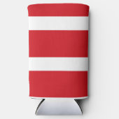 Rot und weiß gestreift selters dosenkühler (Vorderseite)