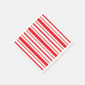 Rot und Weiß gestreift Serviette (Ecke)