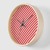 rot und weiß gestreift uhr (Winkel)