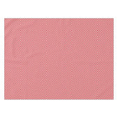 Rot und Weiß Gingham Checkered Tischdecke (Vorderseite (Horizontal))