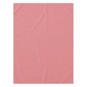 Rot und Weiß Gingham Checkered Tischdecke (Vorderseite)