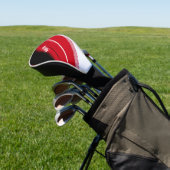 rot und weiß golf headcover (In SItu)