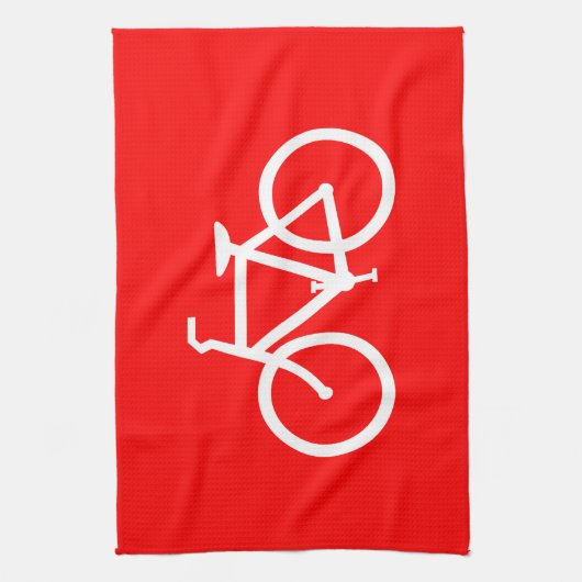 Rot und Weiß Handtuch (Vertikal)