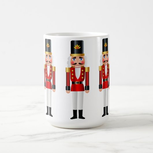 Rot und Weiß Kaffeetasse (Mittel)