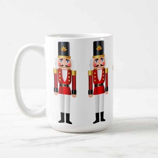 Rot und Weiß Kaffeetasse (Links)