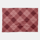rot und weiß Kariert Handtuch (Horizontal)