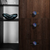 Rot und Weiß Keramikknauf