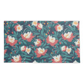 Rot und Weiß Kissenbezug (Rückseite-Links)